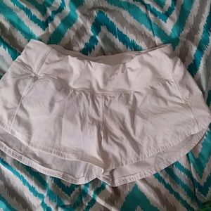 Lululemon white shorts